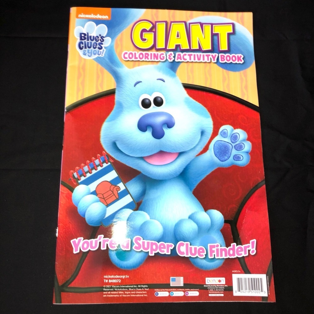 ❤️‍🔥5/$30 Kids Blues Clues Cartoon Giant Coloing and Activity Book Fun NWT❤️‍🔥 - Picture 4 of 5